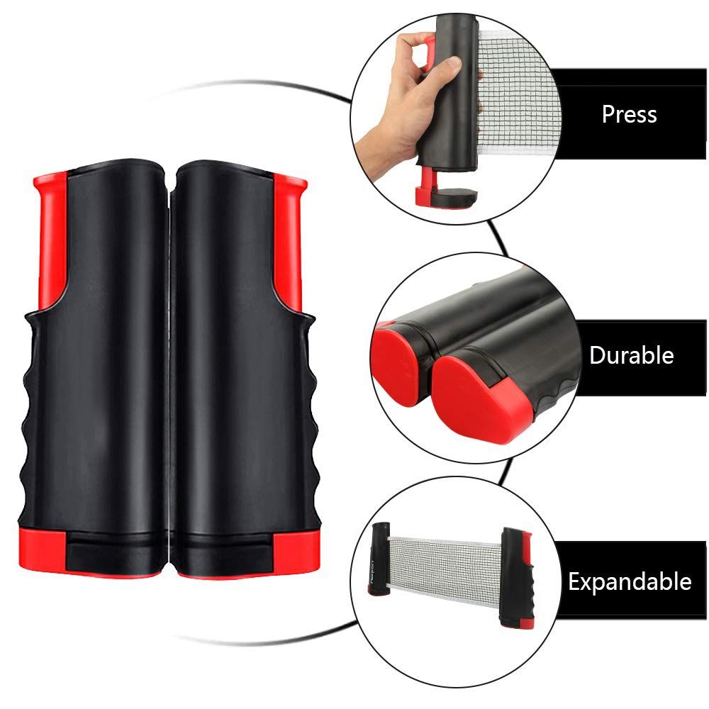 Retractable Net Ping Pong Net  - Table Tennis Dimension 评论和价格