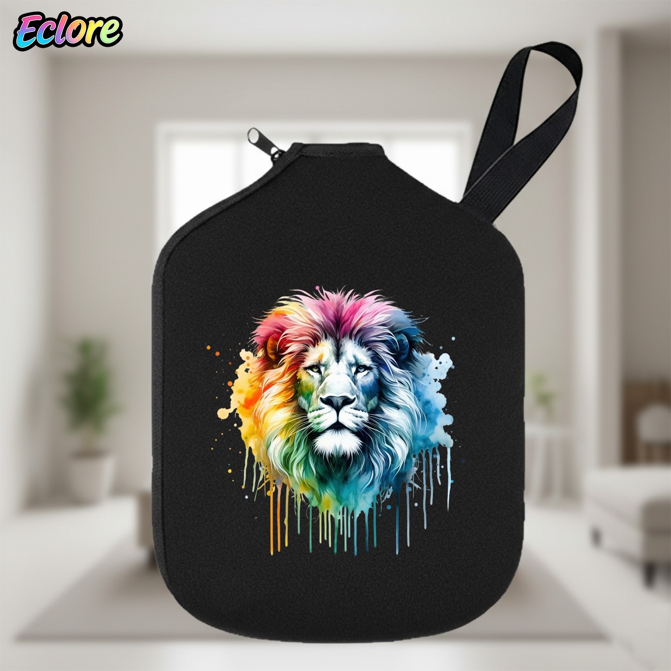 Colorful Watercolor Lion Head  - Table Tennis Usa 评论和价格