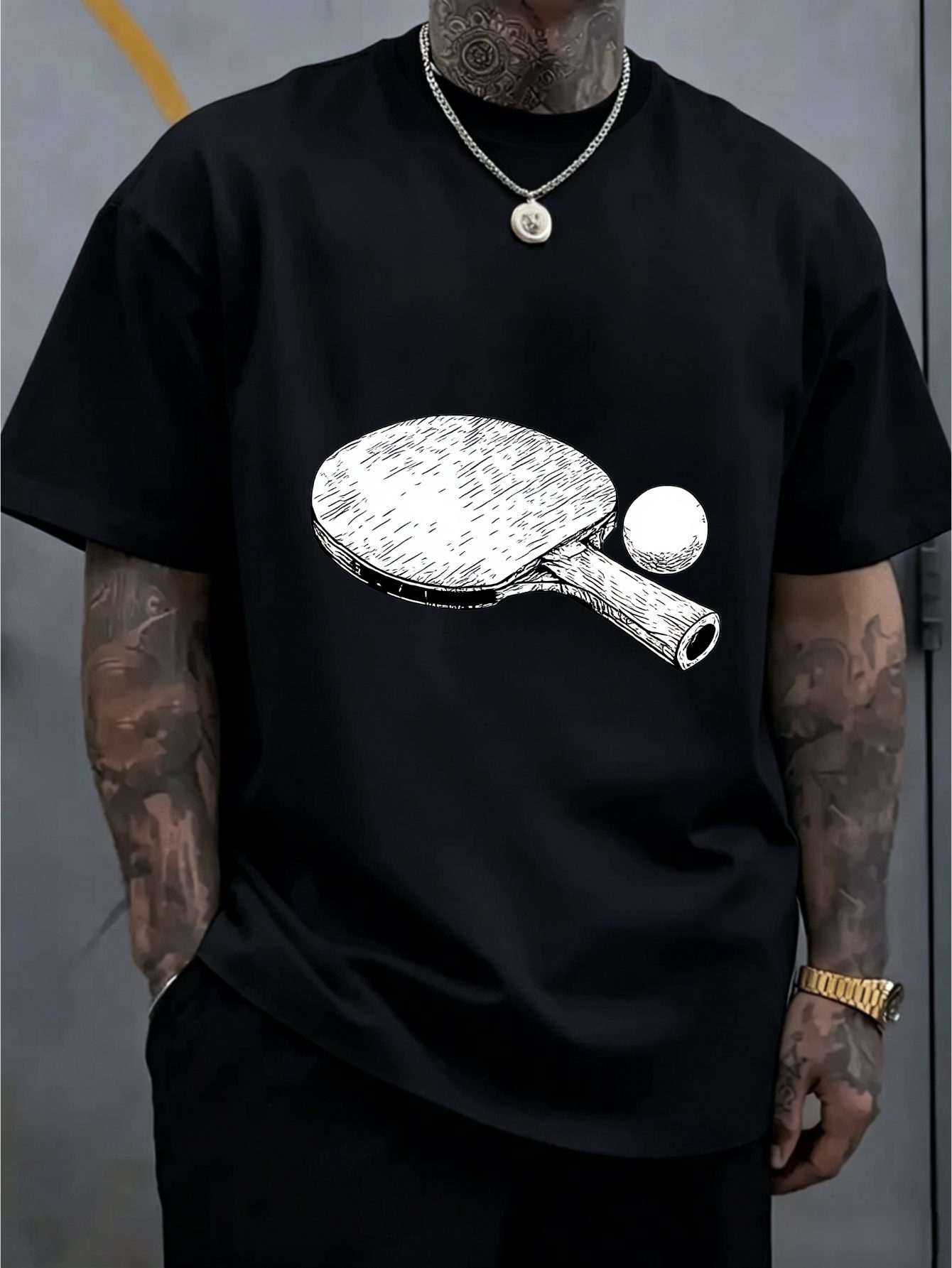 Men Sketch Table Tennis Racket - Table Tennis Outfit Male 评论和价格