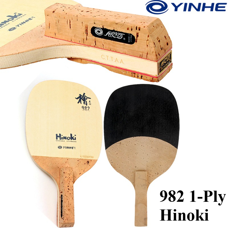YINHE 982 1-Ply Solid Hinoki T - Table Tennis Usa 评论和价格