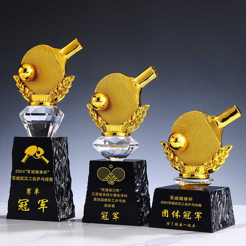 Table Tennis Trophy Customized - Table Tennis Champion 评论和价格