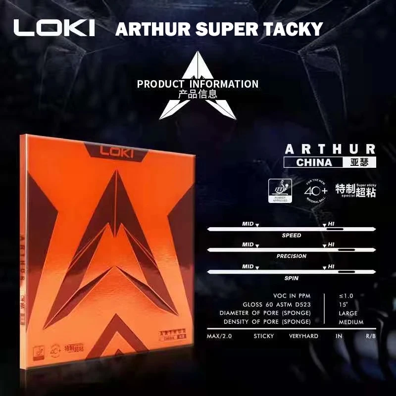 Original LOKI ARTHUR Europe/As - Table Tennis Grip 评论和价格