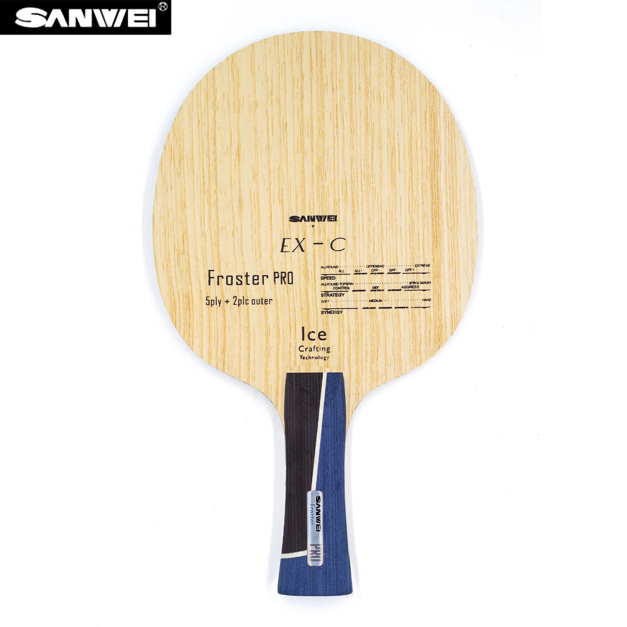 SANWEI ALC Table Tennis Blade  - Table Tennis Usa 评论和价格