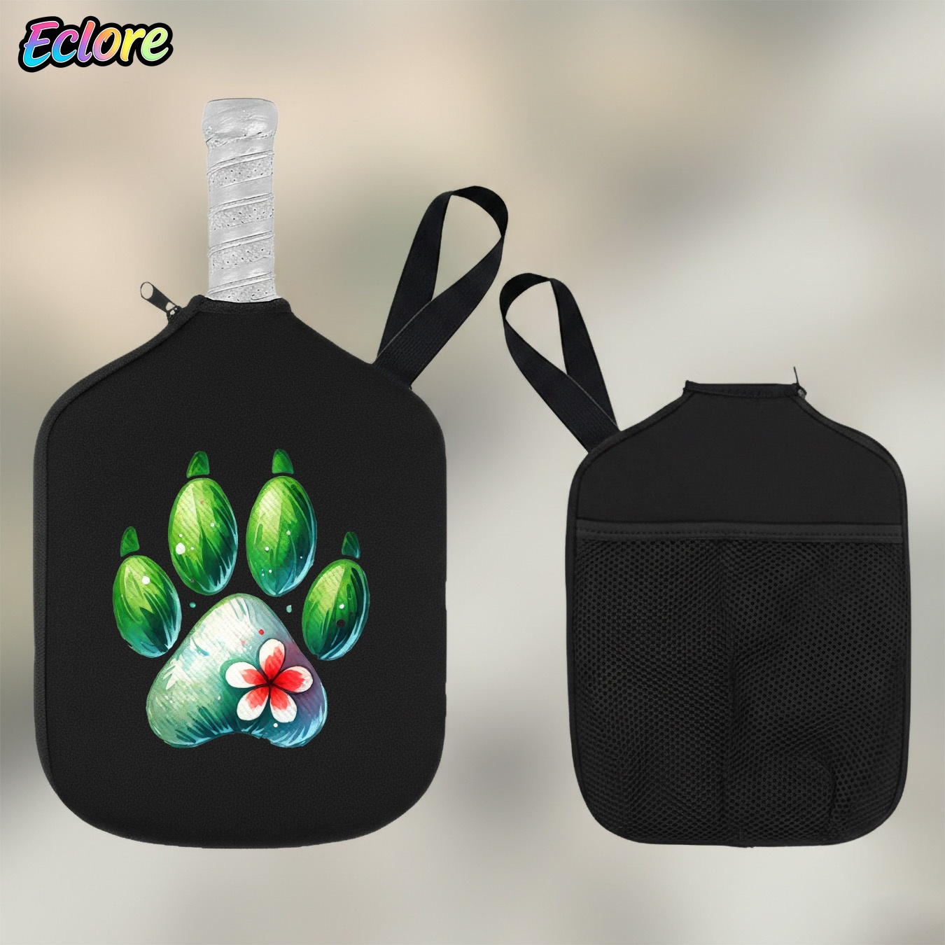 Green Watercolor Paw Print Pad - Table Tennis Usa 评论和价格